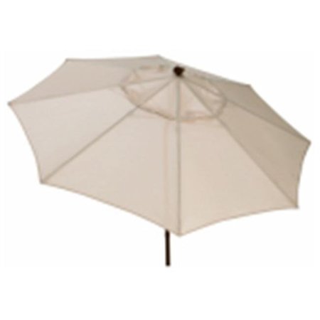 CALIFORNIA UMBRELLA California Umbrella 212362 9 ft. Umbrella with LED Lights - Beige 212362